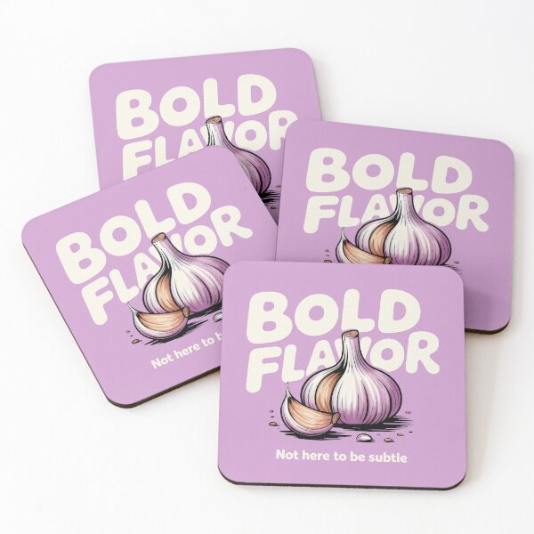 Item preview, Bold Flavor Garlic Art - Not Here To Be Subtle designed and sold by SplashTastic.