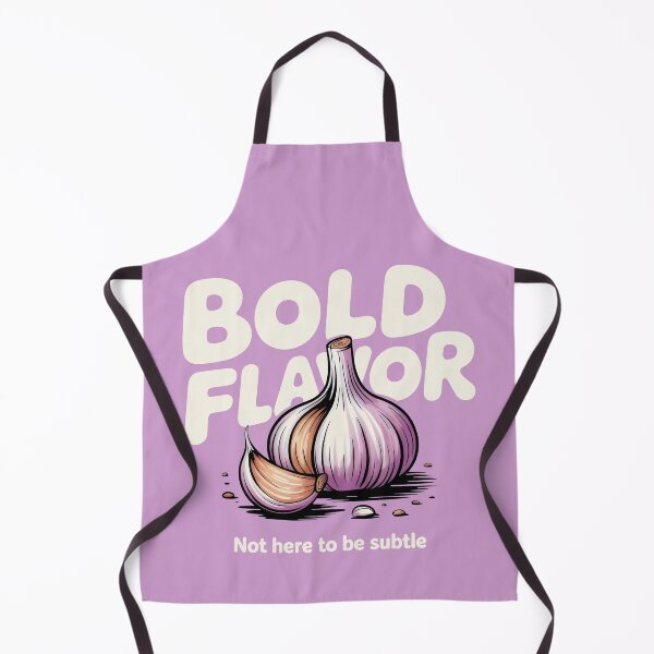 Item preview, Bold Flavor Garlic Art - Not Here To Be Subtle designed and sold by SplashTastic.