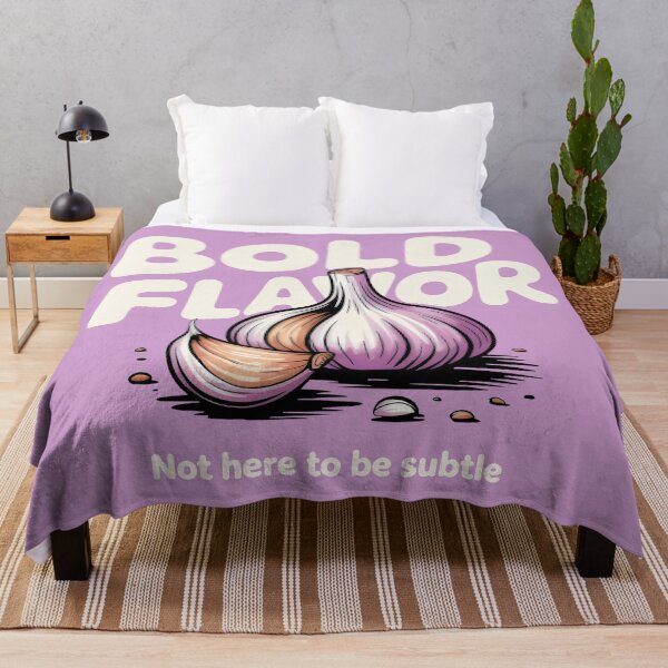 Item preview, Bold Flavor Garlic Art - Not Here To Be Subtle designed and sold by SplashTastic.