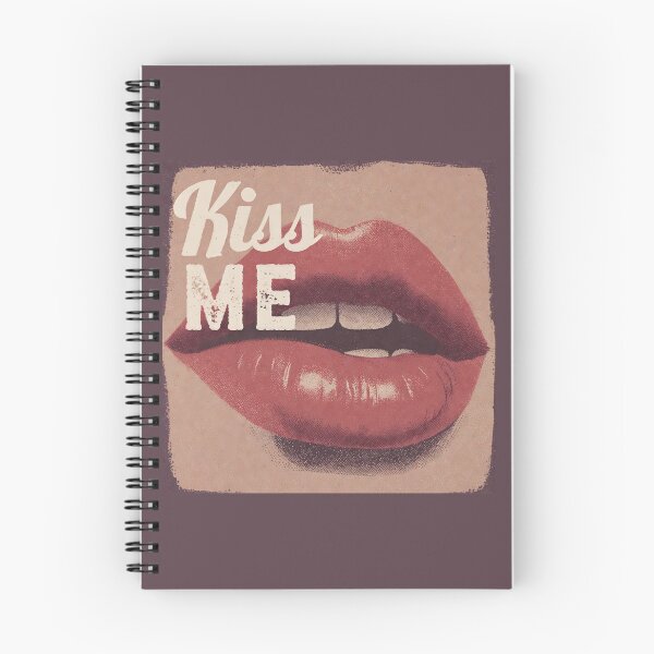 Item preview, Vintage Kiss Me Lips Poster Illustration designed and sold by OjingO.