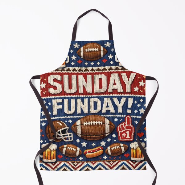 Item preview, Sunday Funday American Football Knit Design designed and sold by Mauswohn.