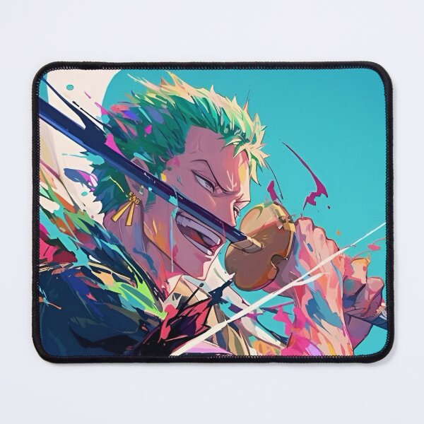 Item preview, Roronoa Zoro - Color Splash Swordsman – Neon Anime Warrior Art designed and sold by Dyan4.