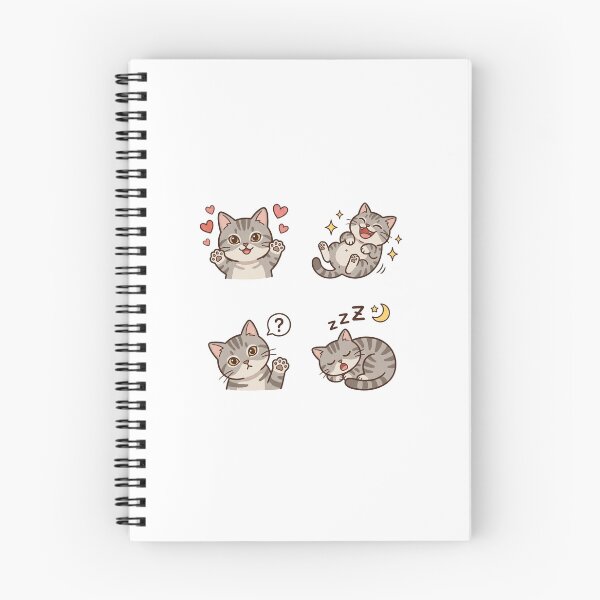 Aperçu de l'œuvre L'heure des autocollants pour chats créée et vendue par COOLKJS0.
