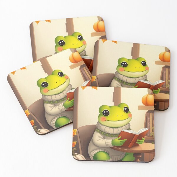 Item preview, Cozy Cottagecore Frog T-Shirt | Frog Reading Book | Cute Autumn Graphic Tee designed and sold by ArmaanArts.