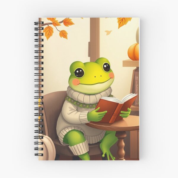 Item preview, Cozy Cottagecore Frog T-Shirt | Frog Reading Book | Cute Autumn Graphic Tee designed and sold by ArmaanArts.