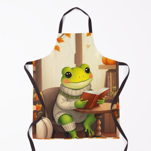 Item preview, Cozy Cottagecore Frog T-Shirt | Frog Reading Book | Cute Autumn Graphic Tee designed and sold by ArmaanArts.