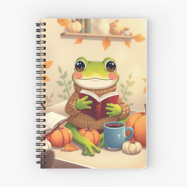 Item preview, Cute Frog Book Lover T-Shirt | Cozy Autumn Reading Frog | Soft Fall Aesthetic Tee designed and sold by ArmaanArts.