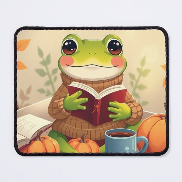 Item preview, Cute Frog Book Lover T-Shirt | Cozy Autumn Reading Frog | Soft Fall Aesthetic Tee designed and sold by ArmaanArts.