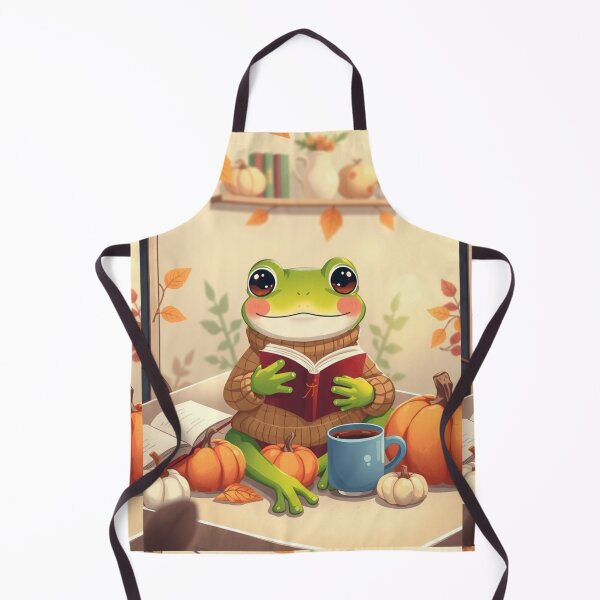 Item preview, Cute Frog Book Lover T-Shirt | Cozy Autumn Reading Frog | Soft Fall Aesthetic Tee designed and sold by ArmaanArts.