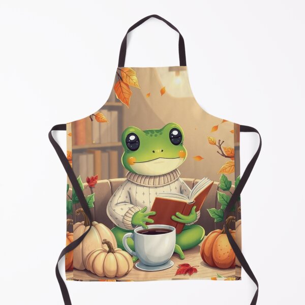 Item preview, frog and toad, toad, book, cute, book lover, froggy, frog lover, illustrator, read, reading, frog reading book, reading book, aesthetic, floral designed and sold by ArmaanArts.