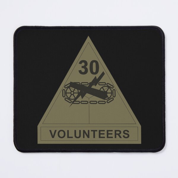 Item preview, Army - SSI - 30th Armored Division w Name Tape - Subdued X 300 designed and sold by Military Insignia Products.
