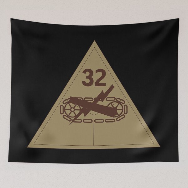 Item preview, Army - SSI - 32nd Armored Division - Subdued Desert X 300 designed and sold by Military Insignia Products.