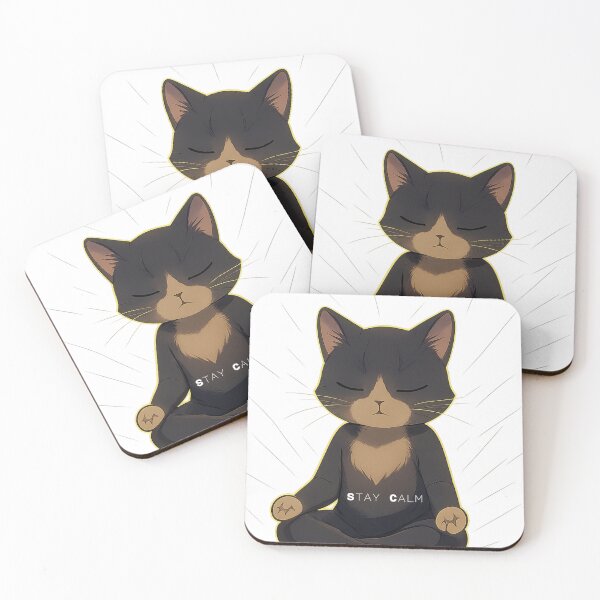 Item preview, Calm Cat Mode Anime Style Art designed and sold by anime-ekaya.