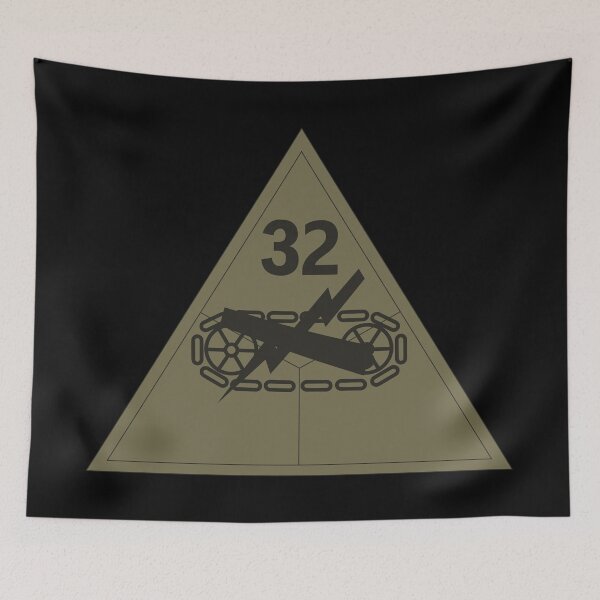 Item preview, Army - SSI - 32nd Armored Division - Subdued X 300 designed and sold by Military Insignia Products.