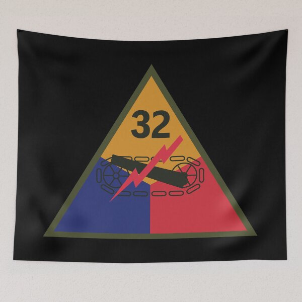 Item preview, Army - SSI - 32nd Armored Division X 300 designed and sold by Military Insignia Products.