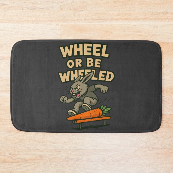 Item preview, Wheel or Be Wheeled - Skateboarding Bunny designed and sold by SillyPawsStudio.