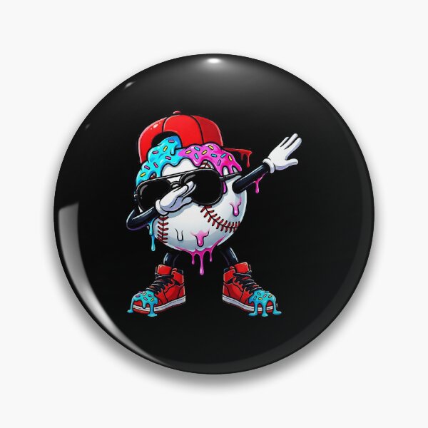 Artikelvorschau, Baseball-Eiscreme-Drip-Dabbing-Sport-Streusel-Stil entworfen und verkauft von miaa-artistshop.