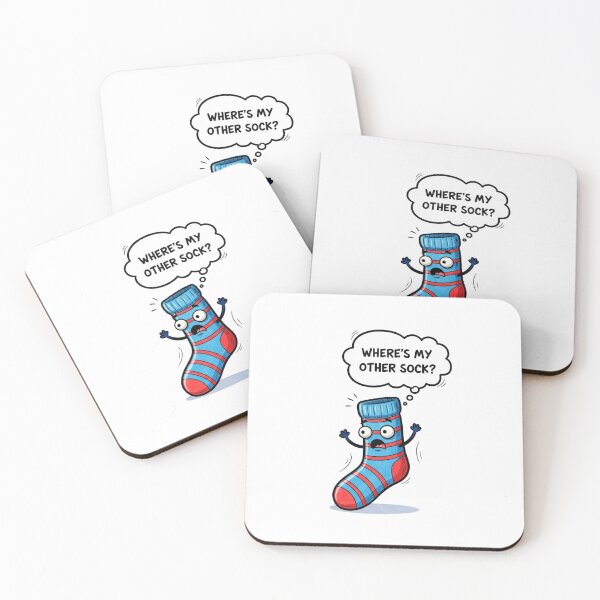 Item preview, Where's My Other Sock? designed and sold by StickVerse by Owais.