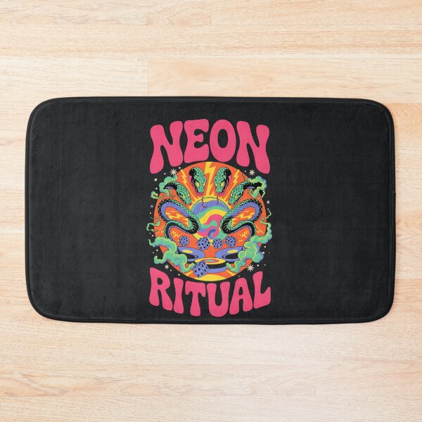 Item preview, Neon Ritual – Psychedelic Snake Illustration designed and sold by Taans-Creation.