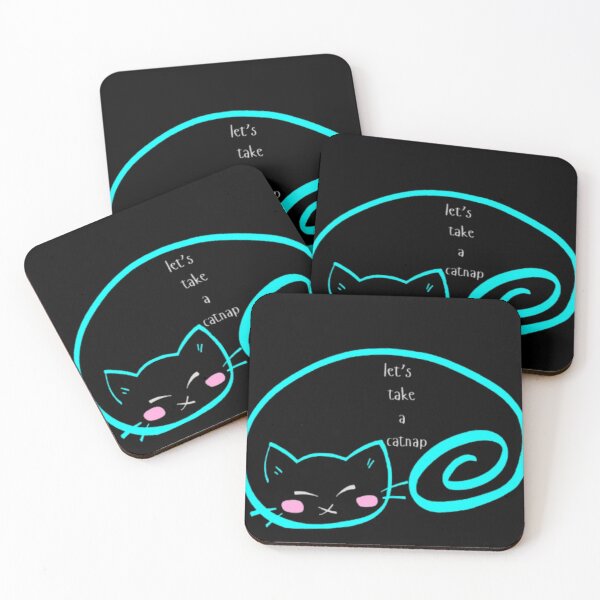 Item preview, Cute Sleeping Cat Illustration – Let’s Take a Nap Aesthetic Design designed and sold by SOLIORA  ATELIER.