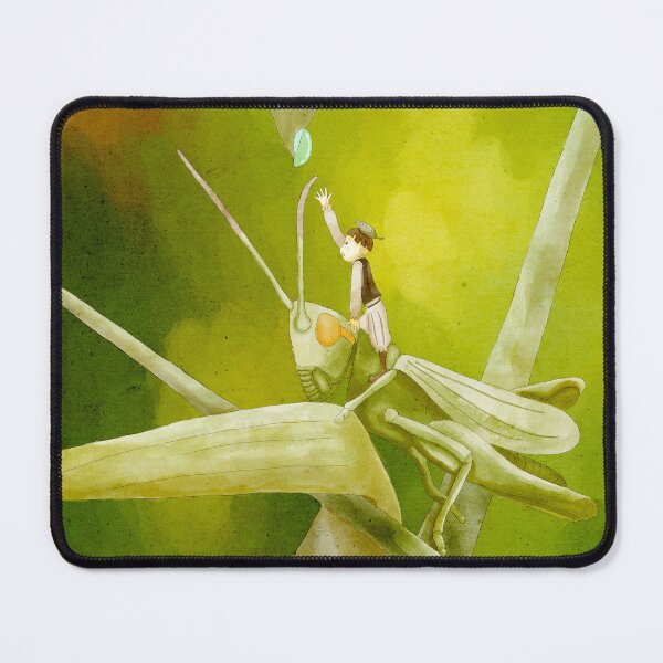 Item preview, little child riding a giant grasshopper designed and sold by NunnyBB.