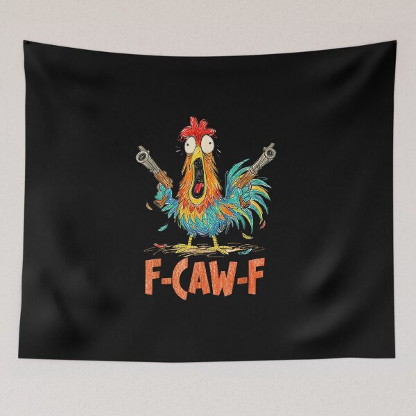 Item preview, F-Caw-F Rooster Funny Bird FCAW-F Chicken Whisperer Fawk Off designed and sold by Juansustait.