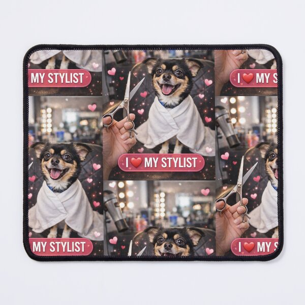 Item preview, “I ❤️ My Stylist – Valentine’s Day Dog Groomer Design” designed and sold by Stileansia.