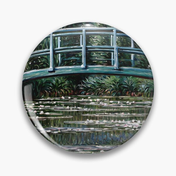 Item preview, The Japanese Footbridge - Tranquility and Beauty in a Water Garden designed and sold by artdesignsnow.