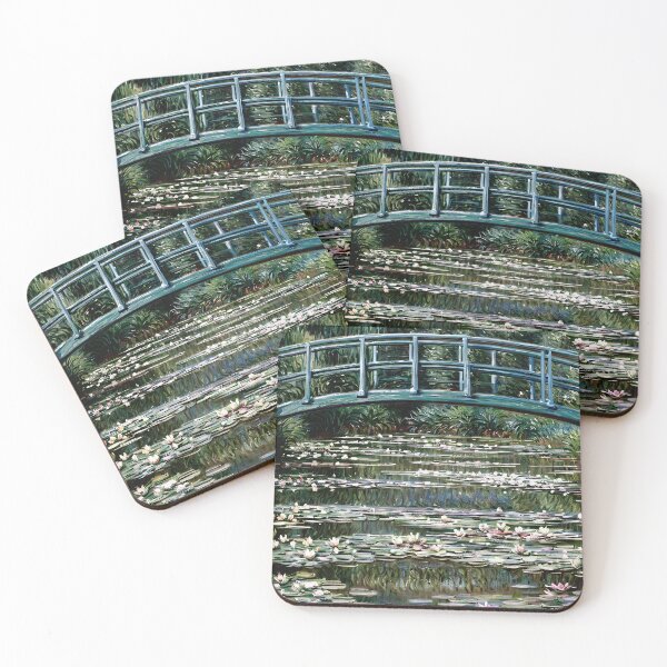 Item preview, The Japanese Footbridge - Tranquility and Beauty in a Water Garden designed and sold by artdesignsnow.