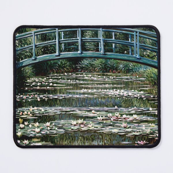 Item preview, The Japanese Footbridge - Tranquility and Beauty in a Water Garden designed and sold by artdesignsnow.