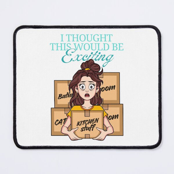 Item preview, Stressed Woman on Moving Day designed and sold by ObsidianDaz.