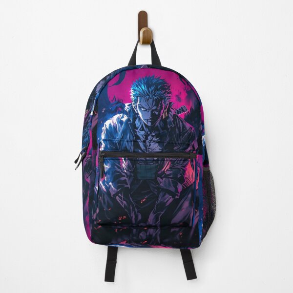 Item preview, Roronoa Zoro - Neon Ronin Warrior – Dark Anime Style Samurai Illustration designed and sold by Dyan4.