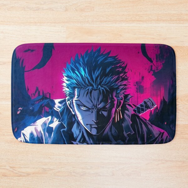 Item preview, Roronoa Zoro - Neon Ronin Warrior – Dark Anime Style Samurai Illustration designed and sold by Dyan4.