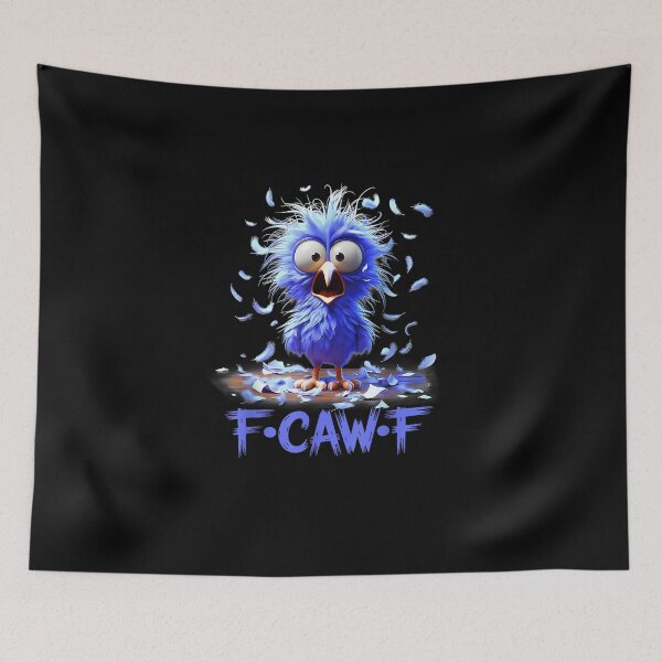 Item preview, F-Caw-F Black Crow Black Bird Funny Crow F-Caw-F Women Men designed and sold by Juansustait.
