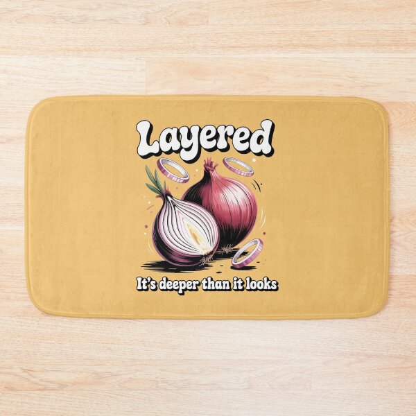 Item preview, Layered Red Onion Art - It's Deeper Than It Looks designed and sold by SplashTastic.