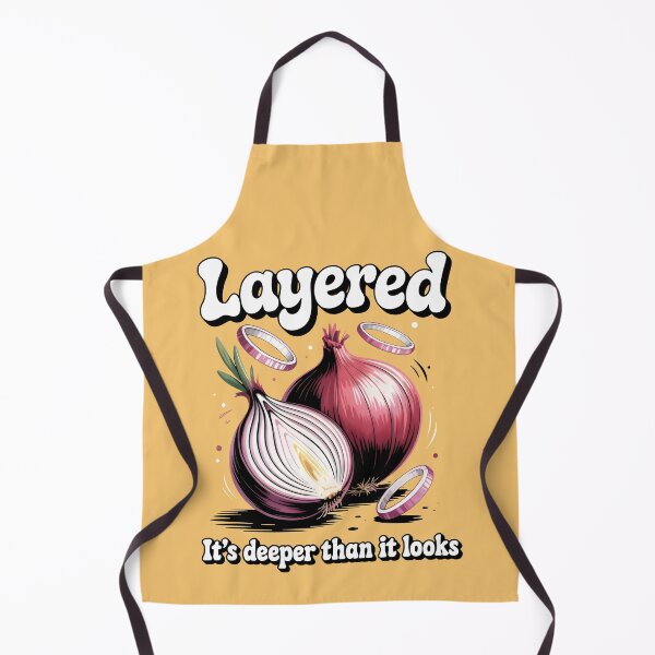 Item preview, Layered Red Onion Art - It's Deeper Than It Looks designed and sold by SplashTastic.