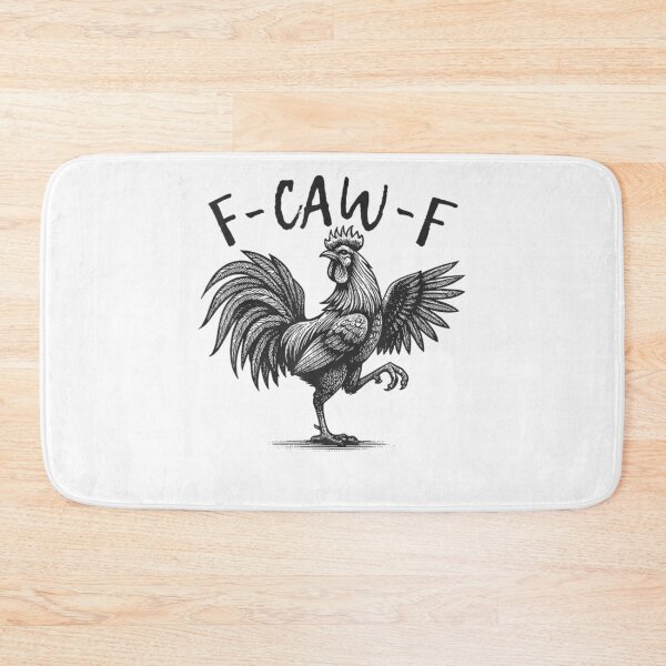 Item preview, F Caw F Rooster, F-Caw-F Funny Chicken Humor  designed and sold by Juansustait.