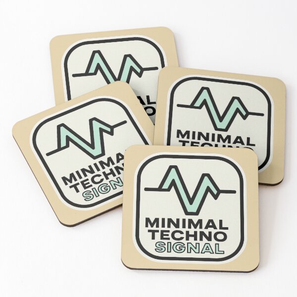 Item preview, Minimal Techno Signal – Clean Electronic Wave Design designed and sold by |TRSSHOP|.