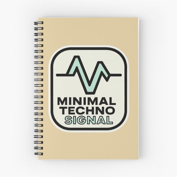 Item preview, Minimal Techno Signal – Clean Electronic Wave Design designed and sold by |TRSSHOP|.