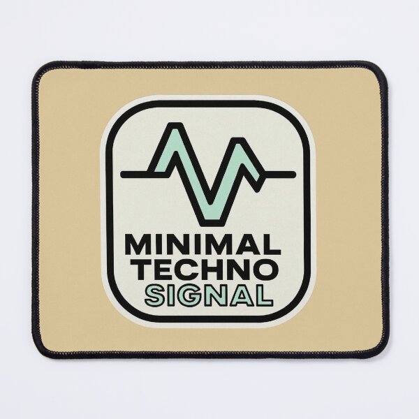 Item preview, Minimal Techno Signal – Clean Electronic Wave Design designed and sold by |TRSSHOP|.