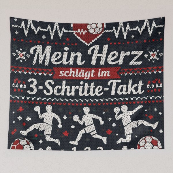Item preview, My heart beats to a 3-step handball rhythm designed and sold by Mauswohn.