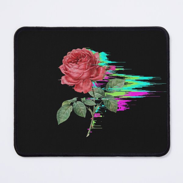 Item preview, Digital Decay Vintage Rose Glitch Aesthetic designed and sold by MarCinu Art.