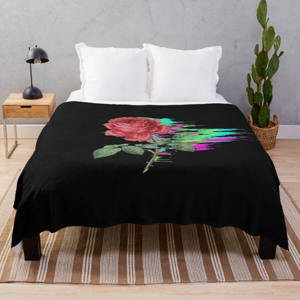Item preview, Digital Decay Vintage Rose Glitch Aesthetic designed and sold by MarCinu Art.