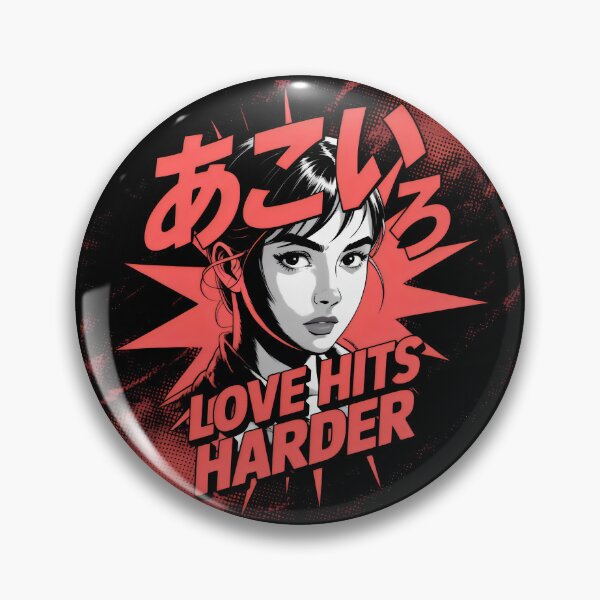 Item preview, Love Hits Harder - Japanese Anime Aesthetic Art designed and sold by SplashTastic.