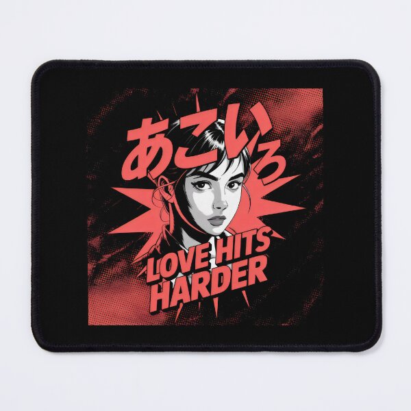 Item preview, Love Hits Harder - Japanese Anime Aesthetic Art designed and sold by SplashTastic.