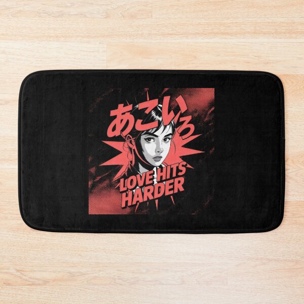 Item preview, Love Hits Harder - Japanese Anime Aesthetic Art designed and sold by SplashTastic.