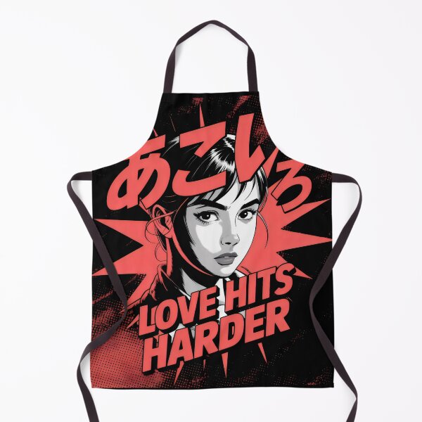 Item preview, Love Hits Harder - Japanese Anime Aesthetic Art designed and sold by SplashTastic.