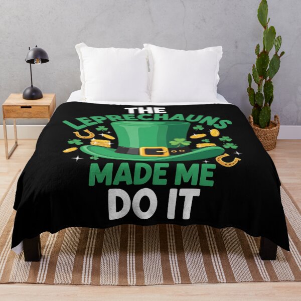 Item preview, Shamrock Leprechauns Made Me Do It St Patricks Day designed and sold by OlakunleOloroz.