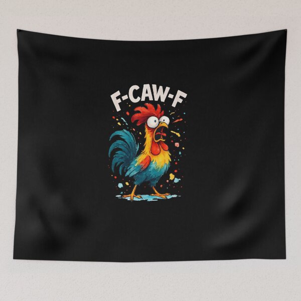 Item preview, CF Caw F Chicken Funny Rooster Meme Graphic Novelty Men Women  designed and sold by Juansustait.