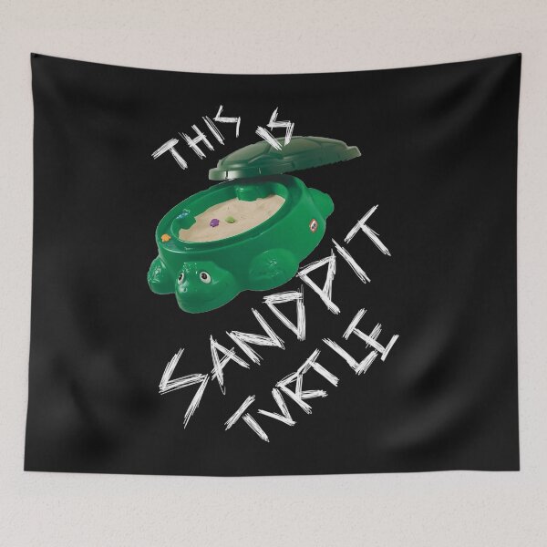 Item preview, This Is Sandpit Turtle - Bmth - White On Black designed and sold by Outfit-Archive.